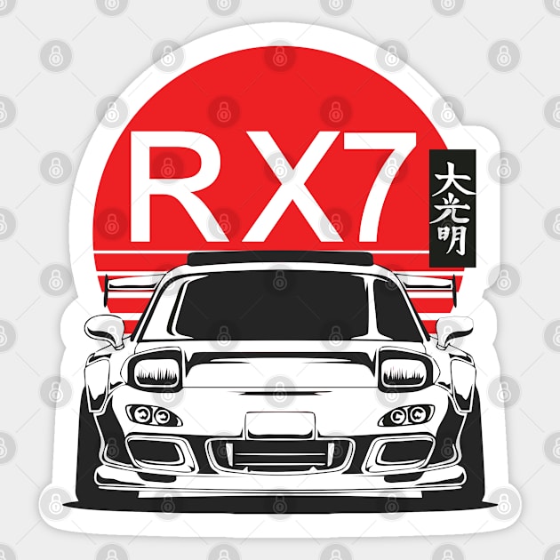 mazda rx7 Sticker by artoriaa